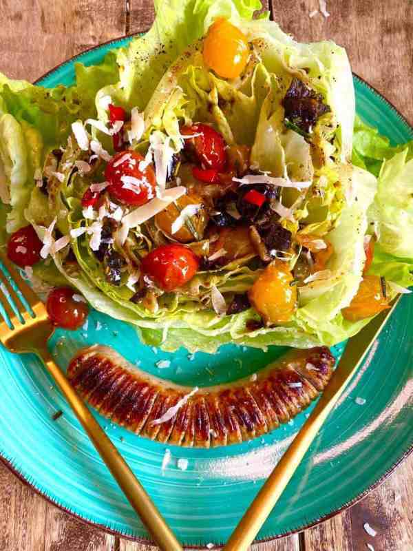Gesunder Wurstsalat zum Abnehmen